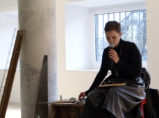 due di due (two of two), november the 9th 2014, casso, sandra hauser in action in the spazio - photo s. moras