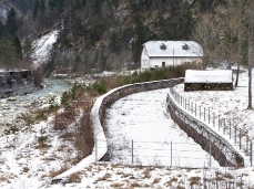 imperina valley, current visitors centre for the park and cordevole torrent, photo by