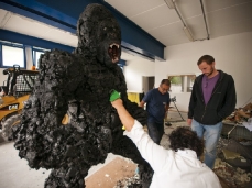 Gino Blanc, Kong plastic evolution, processo, foto Giacomo De Dona
