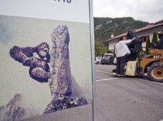 Gino Blanc, Kong plastic evolution, trasporto, foto Giacomo De Dona