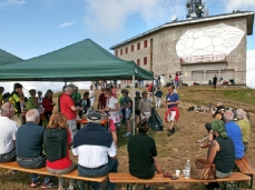 opening di open in painting,brigata alpina cadore mountain hut, 1st september 2013, photo by g. de donà