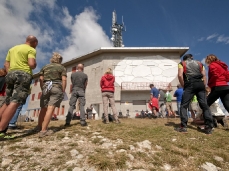 opening di open in painting,brigata alpina cadore mountain hut, 1st september 2013, photo by g. de donà