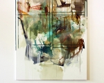 Tiziano Martini, When the snow melts, 2011, oil on canvas, cm 210x150