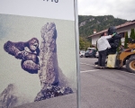 Gino Blanc, Kong plastic evolution, trasporto, foto Giacomo De Dona
