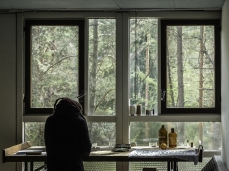 Gli studenti dell'Accademia di Belle Arti di Venezia portano avanti il proprio lavoro. Annamaria - Foto: Giacomo De Donà