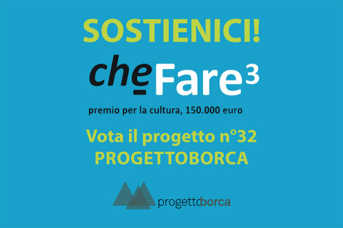 Vota Progettoborca nel concorso CheFare3