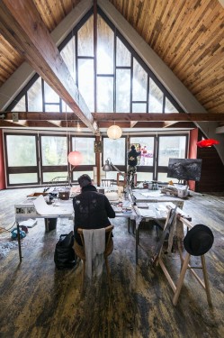 Capanna studio per artisti alla Colonia - Foto G. De Donà