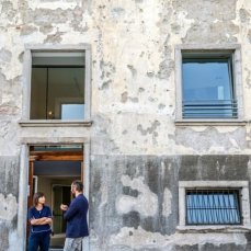 debora serracchiani al nuovo spazio di casso - foto giacomo de dona