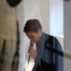 due di due, 9 novembre 2014, casso, sandra hauser e fabrizio de bon in azione nello spazio - foto s. moras