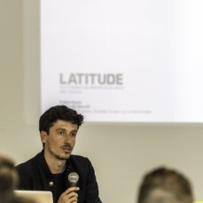 vajont 2015 - progetti, 2 maggio 2015 a casso - talk/fabio vanin (latitude) - foto giacomo de donà
