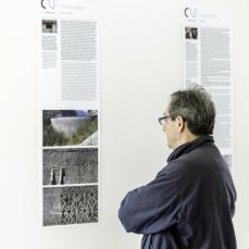 vajont 2015 - progetti, 2 maggio 2015 a casso - in mostra allo spazio alcuni progetti finalisti di twocalls - foto giacomo de donà