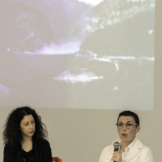 vajont 2015 - progetti, 2 maggio 2015 a casso - talk/luana silvesi (oltreerto) - foto giacomo de donà
