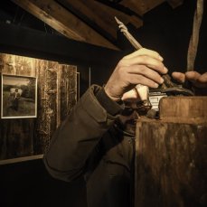\"i bareloi\" di mario tomè - museo \"al pojat\" di zoppè di cadore - foto giacomo de donà