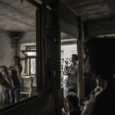 triomomentum performa casso, secondo set, stalla di casso - foto giacomo de donà