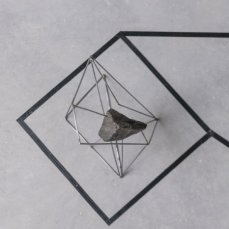 Alberto Bettinetti Tentativi di geometrizzazione, elementi naturali, acciaio, saldatura ossiacetilenica, 2016