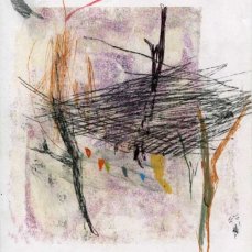 andrea grotto - disegno della serie walking l, tecnica mista su carta, 21x29,7 cm, 2012