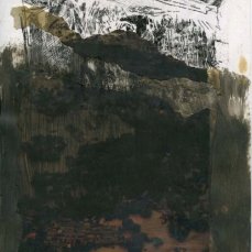 andrea grotto - disegno della serie walking l, tecnica mista su carta, 21x29,7 cm, 2012