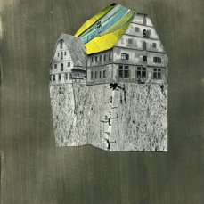 andrea grotto - disegno della serie walking ll, tecnica mista su carta, 21x29,7 cm, 2013