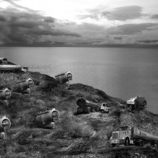 Aristide Antonas, Inhabited Observatory, Keg apartments and Crane Rooms in Future, landscape ll