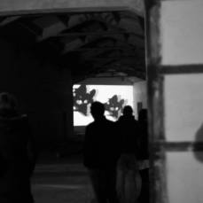 Giuseppe Vigolo, Dark shades, instal-video in Cartiera. Foto: Brando Prizzon