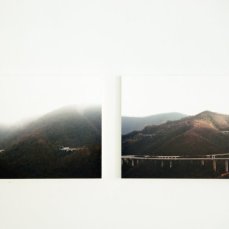 Claudio Zanon, Autobahn (dittico), stampa a pigmenti di colore su pannello, 90x120 cm cad., 2011 - foto giacomo de donà