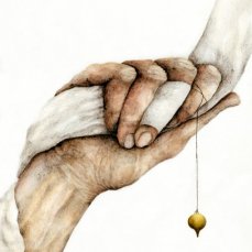 cristina pancini, senza titolo, tecnica mista su carta, 25x18 cm, 2011