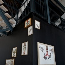 cristina pancini, senza titolo, visione dell\'installazione al padiglione sass de mura (par.), 2011, foto a. montresor