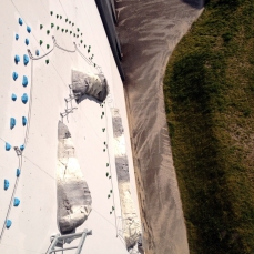 salewa, ferrata al tetto