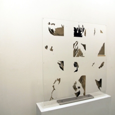 cristian chironi_data monte bianco_2012_paper 3m re mount_plexiglass, brushed stainless steel, es b 90cm x, h 95cmxd 12cm