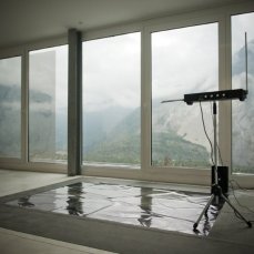 Dimitri Giannina, Genius loci, stampa a solvente su lucido, theremin, dimensioni variabili, 2012 -  foto Giacomo De Donà