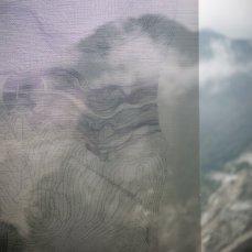 Dimitri Giannina, Genius loci, stampa a solvente su lucido, theremin, dimensioni variabili, 2012, part. -  foto Giacomo De Donà