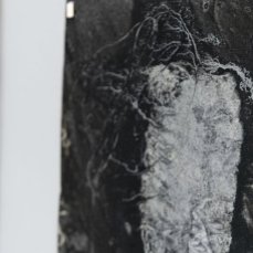 Federica Zanlucchi, Buffer 1; Buffer 2; olio su carta, 2024