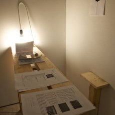 francesco bertelè, the secret garden, allestimento al piano interrato dell\'edificio pizzocco, foto a. montresor