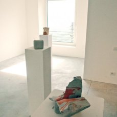 francesco fossati, sculture, courtesy galleria cart, monza - upokeimenon (sott\'acque), nuovo spazio di casso - foto giacomo de donà