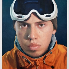 Gabriele Grones, Senza titolo, Olio su legno, 50x40 cm, 2011 - a. montresor