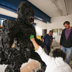 Gino Blanc, Kong plastic evolution, processo, foto Giacomo De Dona