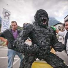 Gino Blanc, Kong plastic evolution, trasporto, foto Giacomo De Dona