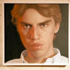giocando con le regole/play by the rules - gabriele grones, fragilità della memoria - olio su tela - foto giacomo de dona