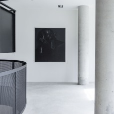 Giuliano Sale - The big black V - Solo, a group exhibition - foto Nicola Noro