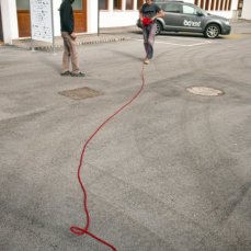 Agner, allestimento dell\'opera a Taibon_fare lo Spigolo Nord_foto Giacomo De Dona