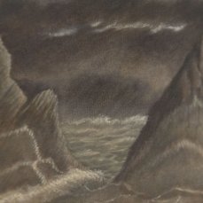 Marco Mastropieri, Il respiro del mare, 30x40 cm, olio su tela, 2024