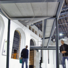 matteo attruia, 106. 666, 667 cm³, nylon e calcare di dolomia, 400x400x200 cm. , 2006-2011, foto m. spanghero