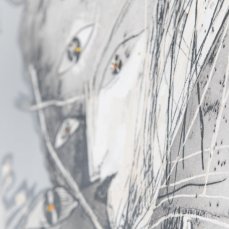 Mattia Barbieri, Flowerockyflower, 90x120 cm, olio e tempera su tavola, 2024