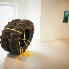 Michele Bazzana Prana, 2009, ruote, 160x160x80 cm - Courtesy SpazioA Gallery, Pistoia, foto giacomo de dona