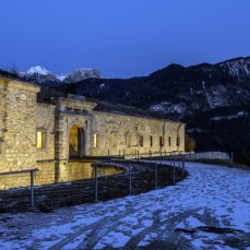 forte di monte ricco - esterno notte - foto giacomo de donà