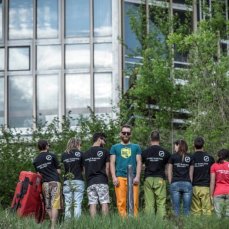 caldo il cielo su borca - 16 maggio 2015 - aula magna schieramento party block - foto giacomo de dona\'