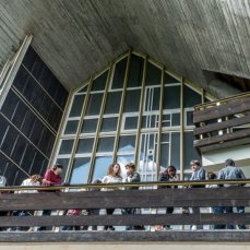 caldo il cielo su borca - 16 maggio 2015 - terrazza all\'aula magna - foto giacomo de dona\'