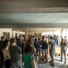 caldo il cielo su borca - 16 maggio 2015 - la mostra di gianni de val al padiglione f - foto giacomo de dona\'