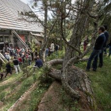 caldo il cielo su borca - 16 maggio 2015 - esterni della colonia - foto giacomo de dona\'