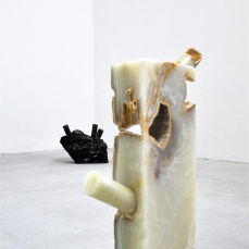 paolo gonzato, allestimento nel padiglione pavione (mostra Azimut, a cura di alice ginaldi; part.), foto e. bertaglia